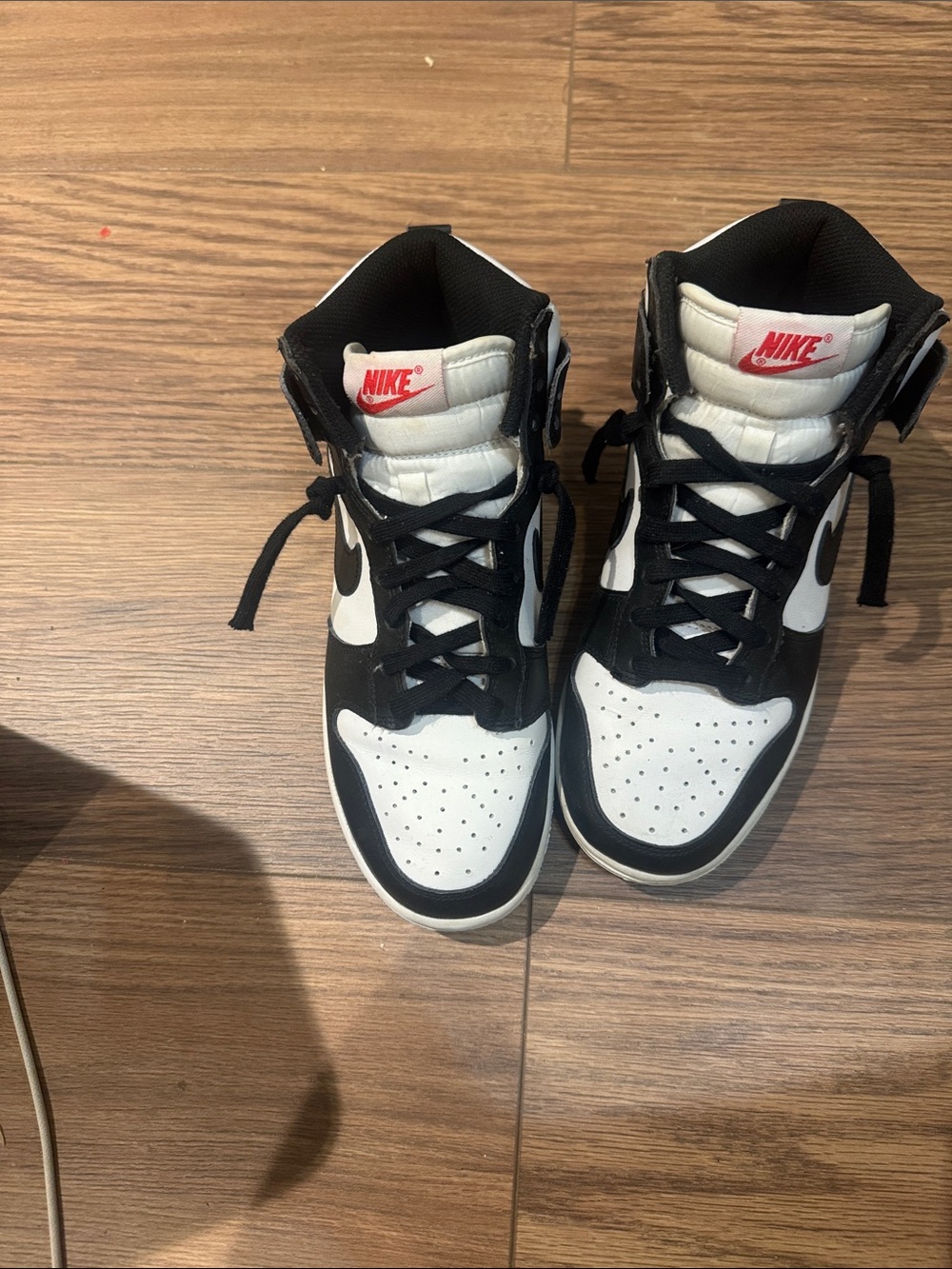 Nike Dunk High Black White sneakers, "Panda"